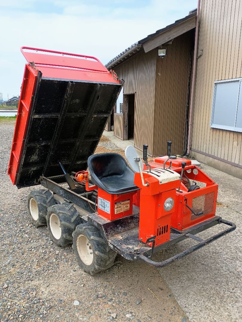 四国製作所運搬車 6輪車SC-500 油圧ダンプ付き Yahoo!オークション - 【長野発 輸出等 農作業に 】四国製作所 運搬車